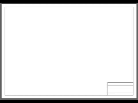 A3 format technical drawing