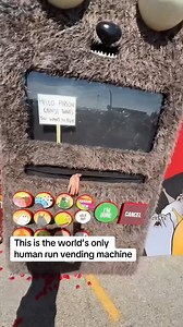 This is the world's ONLY human-run vending machine! #explodingkittens | Exploding Kittens