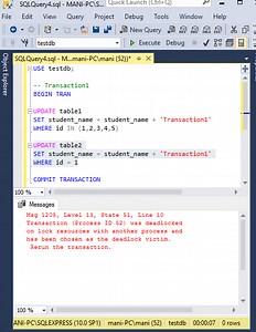 How SQL Server selects a deadlock victim