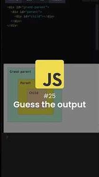 #25 - JavaScript Interview based Question | Event Propagation | #javascript #coding
