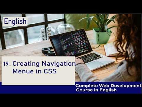 Creating Navigation Menue in CSS #19 Web Development Tutorial in English