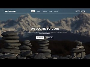 How to Create A Website with Fullscreen Background Video Using HTML CSS | Wpshopmart