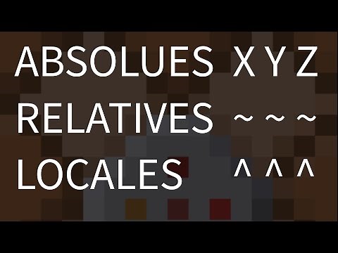 LES 3 TYPES DE COORDONNÉES DANS LES COMMANDES + TÉLÉPORTATION [Tuto Minecraft]