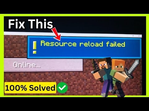 Fix Resource Reload Failed in Minecraft | 100% Working (2025 QUICK Guide!)
