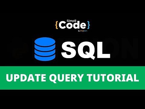 SQL Update Query Tutorial | How To Update Existing Records In SQL Table? | SQL Tutorial | SimpliCode