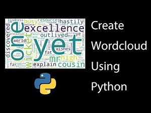 Create Wordcloud using Python easily