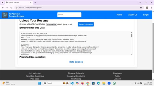 AI Powered Resume Analyzer