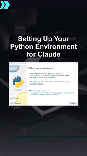 Setting Up Your Python Environment for Claude #ai #artificialintelligence #machinelearning #aiagent