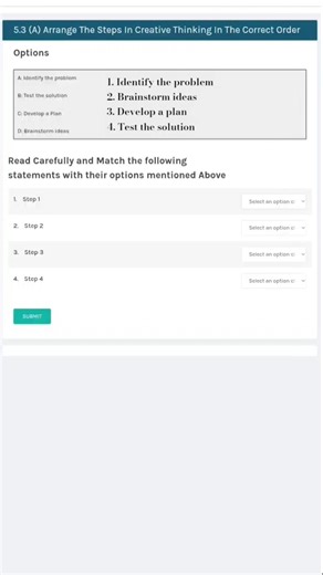 HOTS Training Module 5 Activity 5.3(A) Arrange the Steps