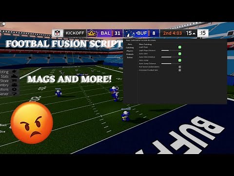 Football Fusion Script (Mag, Auto Tackle, Speed, And More) Football Fusion 2 *PASTEBIN*