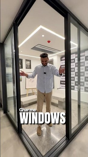 Openable window l system aluminium windows designs l Sliding window #houmeindia #windows #tostem