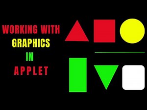 Working with graphics in java | Graphics | Java I Methods of Graphics Class ‪@ApnaCollegeOfficial‬