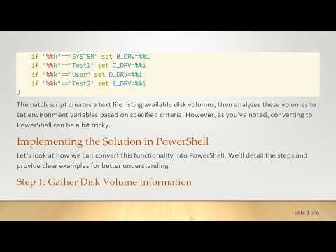 Converting Environment Variables from Batch Files to PowerShell