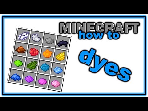 How to Craft and Use Dye! Complete Guide to Dye! | Easy Minecraft Tutorial