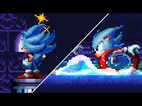 Blue Super Sonic ~ Sonic Mania Plus mods ~ Gameplay