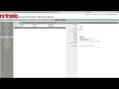 RMS Tutorial: Setup new user