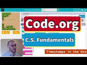 Code.org Course D Lesson 15 Harvesting with Conditionals | 2020 | Answer Explained