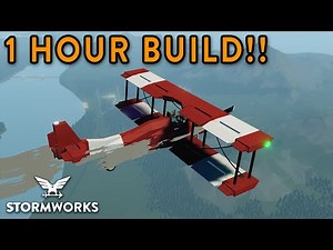 1 Hour Build!! - Modular Engine Bi-Plane - Stormworks