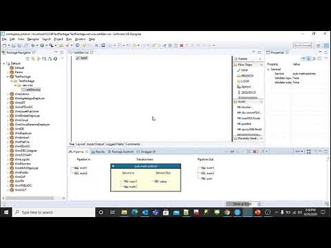 How to create flow service and run it from designer and browser in webMethods 10.X