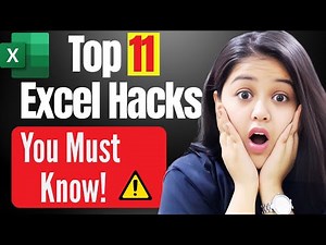 11 Excel Tips That Will Save You HOURS ⏳