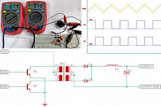 How to Design a Push Pull Converter – Basic Theory, Construction, and Demonstration
