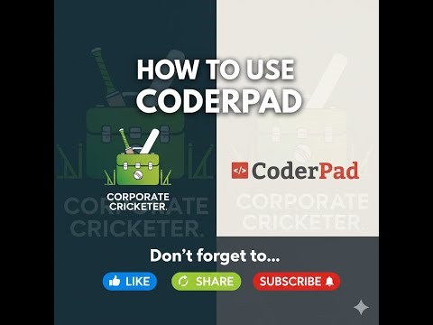 Master CoderPad: Your Ultimate Guide to Technical Interviews & Coding Tests | Corporate Cricketer