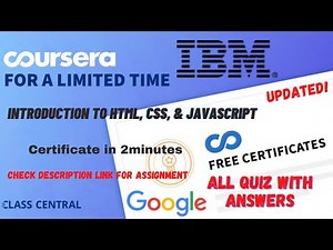 Introduction to Web Development with HTML, CSS, JavaScript,(week1-4) All Quiz Answers.#coursera#quiz