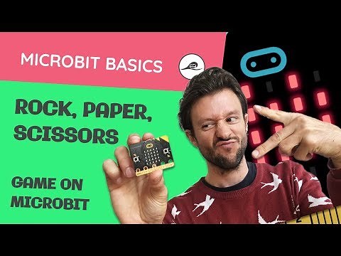 How to Make Rock Paper Scissors on Microbit | BBC Micro Bit Projects for Beginners