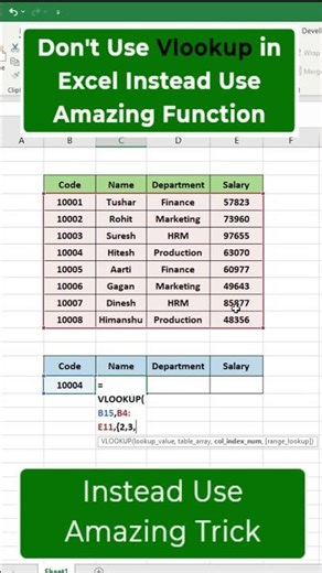 How to Use the VLOOKUP Function in MS Excel | Step-by-Step Tutorial