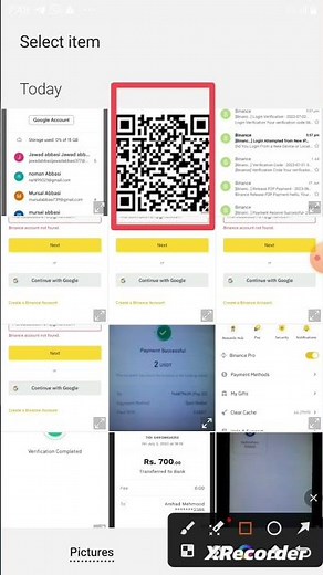 How to scan QR code in binance app || scan QR code with single phone only #binance #brandcrypto