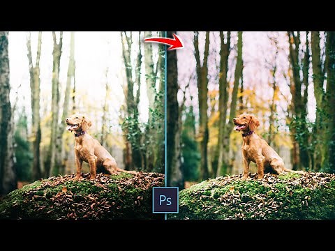 How To: Graduated Neutral Density Filter Effect In Photoshop (2 Min) | Graduated ND Filter Effect