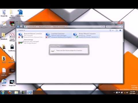 How to: Bridge internet connection