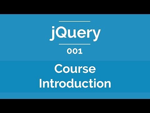 Arabic jQuery Practical Course #001 - Course Introduction