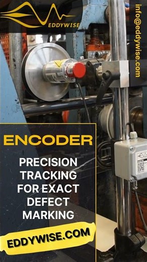 Industrial Encoders | EDDYWISE #Shorts #Encoder #Automation #Manufacturing #Engineering #NDT #tech