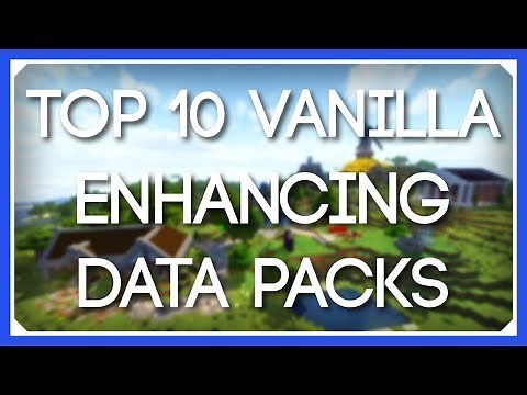 Top 10 Vanilla Enhancing Data Packs | Best Vanilla Survival Data Packs | Minecraft 1.14