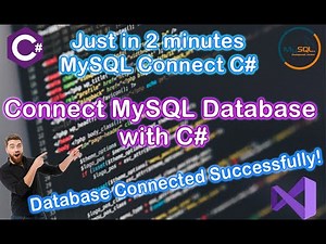 How to connect MYSQL with C# 2021 || #C# || Visual Studio