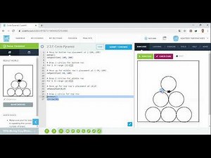 ICT - Programming with Tracy 2.3.7: Circle Pyramid - Mr. Azat