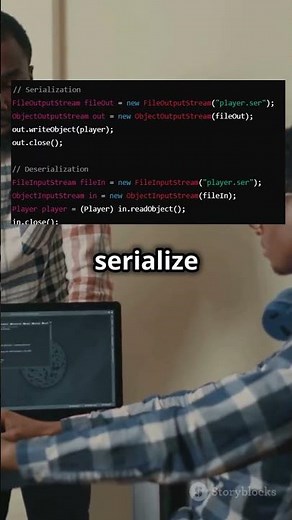 Java Serialization and Deserialization Explained | Save and Load Objects in Java #programming