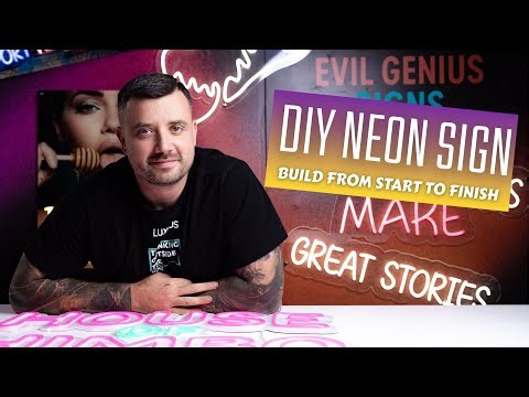 LED Neon Sign DIY Tutorial | Transform Your Room with This!