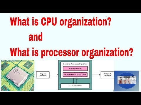 What is processor organization? || What is CPU Organization? || CPU Organization Full Tutorial