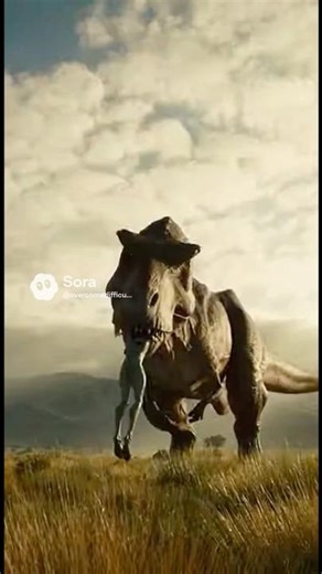 調子に乗ったエイリアン、食われる Cocky Invader Alien Gets Eaten by a Dinosaur