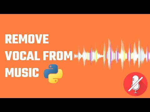 vocal remover | Using python