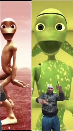 DAME TO COSITA & COLOUR ALIEN DANCE CHALLENGE PART - 9 #dametucosita#short #youtubeshorts #calmdown