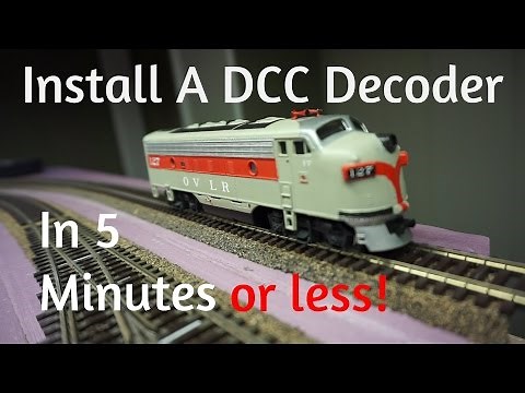 HOW TO: Install a DCC Sound Decoder In 5 MINUTES or LESS!
