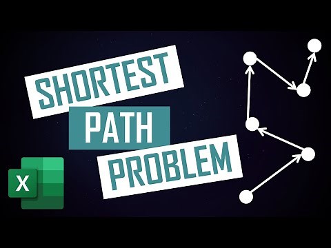 Learn how to solve the shortest path problem on Excel solver