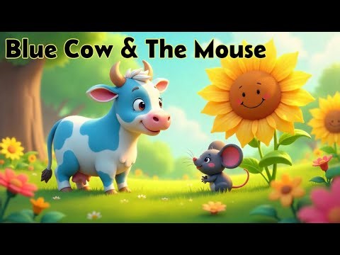 Blue Cow & Black Mouse | Toddlers Bedtime Stories | Bedtime Stories For Kids | Kids Stories