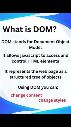 JavaScript DOM Series Day1