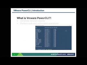 VMware PowerCLi - 001- Introduction - LANG: ARABIC