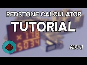 Redstone Calculator Tutorial Part 8 - Binary to BCD