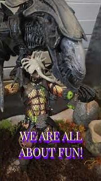 Alien VS Predator #3 PROMOTION #neca #necafigure #predator #aliens #actionfigures #diorama #toys